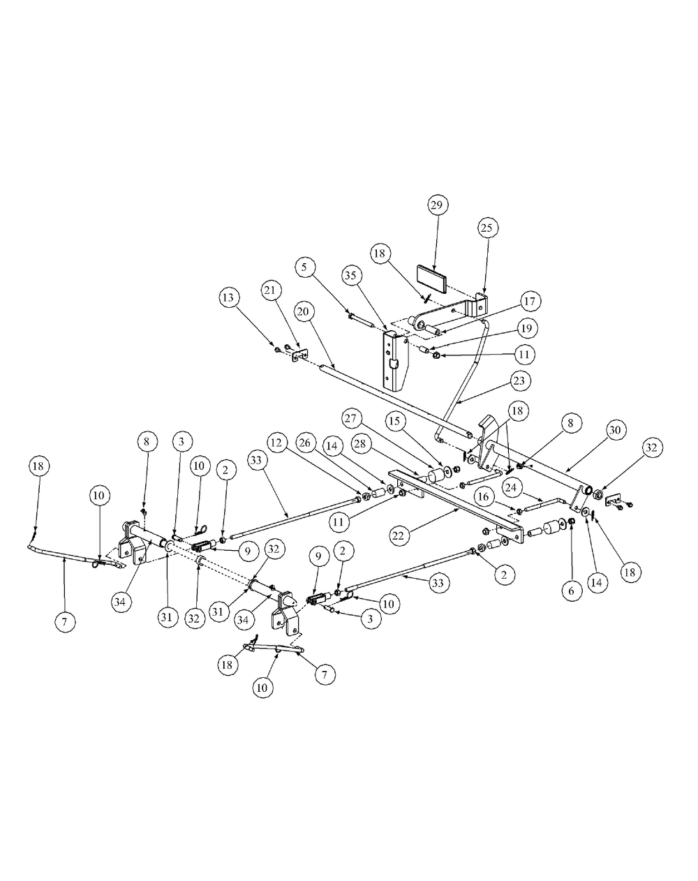Brake Assembly Diagram and Parts List for M48-HN 53AB5E6V750-20-HP Cub Cadet Lawn Tractor